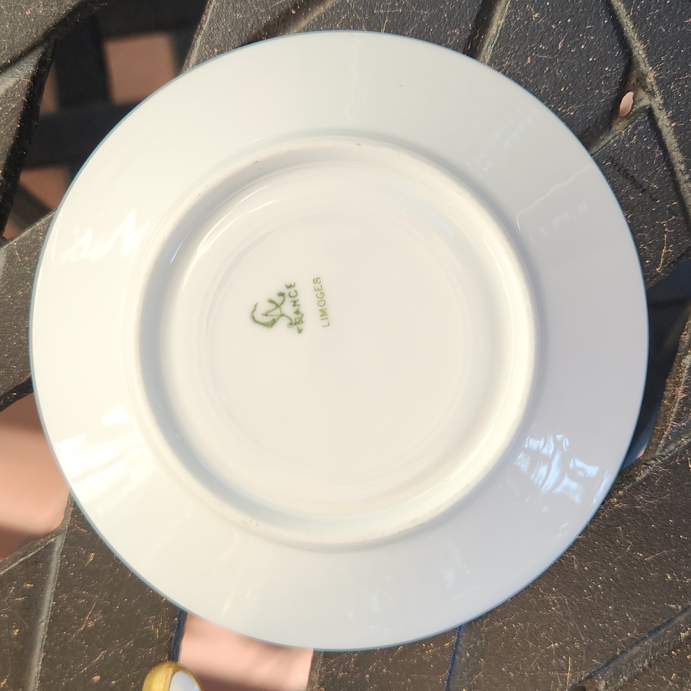Antique Charles Ahrenfeldt Limoges Demitasse Cup and Saucer - Picture 5 of 6